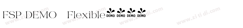 FSP DEMO   Flexible字体转换